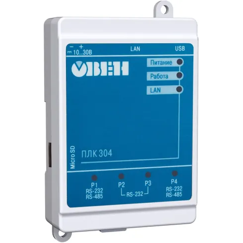 Контроллер для распределенных систем ОВЕН ПЛК304-24-СS