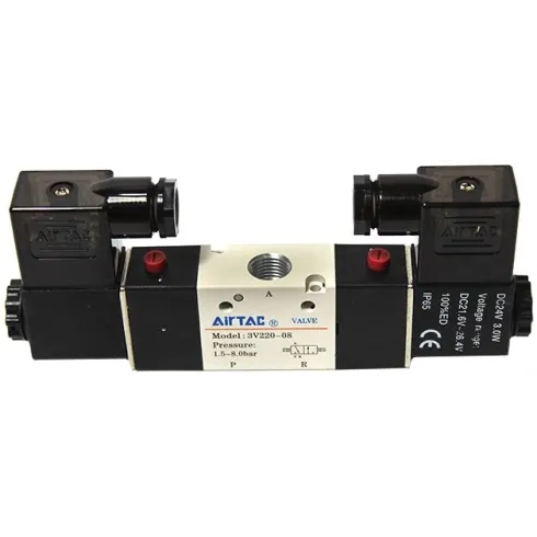 Распределитель с электромагнитным управлением AirTAC 3V320-08E