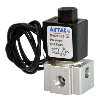 Распределитель с электромагнитным управлением AirTAC 3V22008