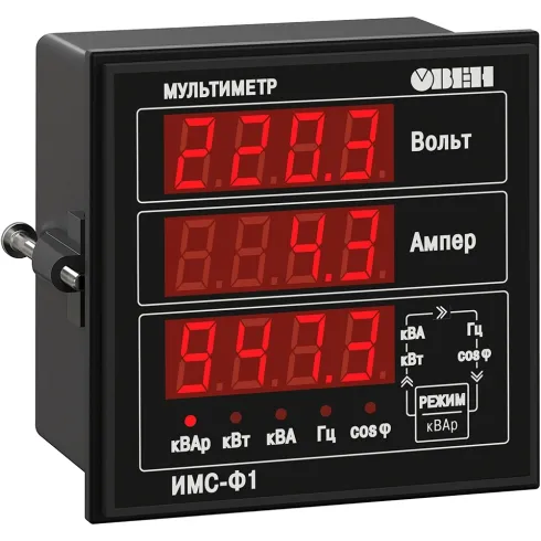 Измеритель параметров электрической сети ОВЕН ИМС-Ф1.Щ1 купить в интернет-магазине по цене 7 150 ₽ | Промышленная Автоматизация