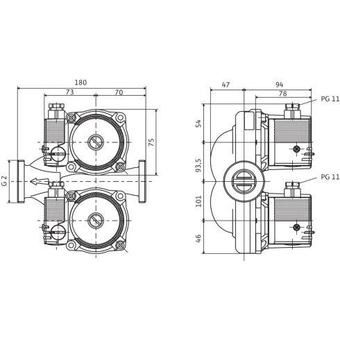 Циркуляционный насос Wilo Star-RSD 30/4 4035759