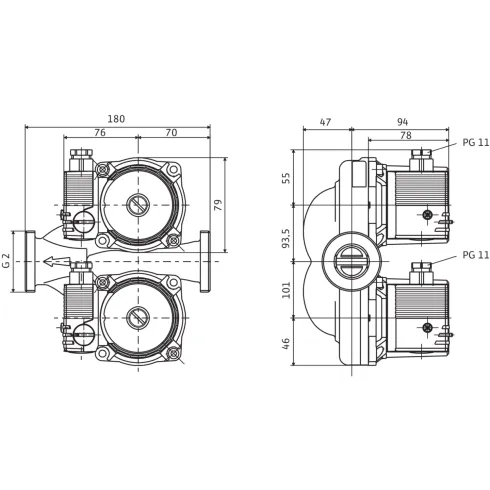 Циркуляционный насос Wilo Star-RSD 30/6 4035763