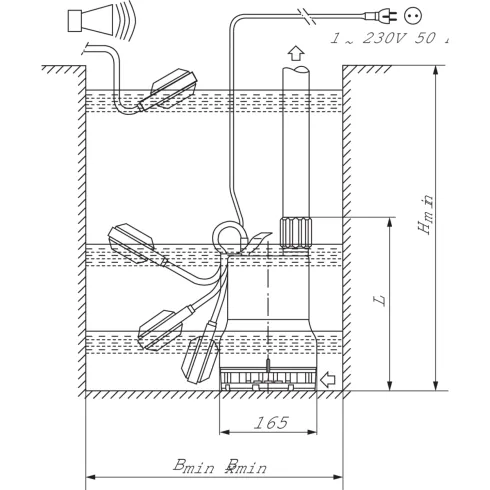 Погружной насос для сточных вод Wilo Drain TM 32/7 4048412