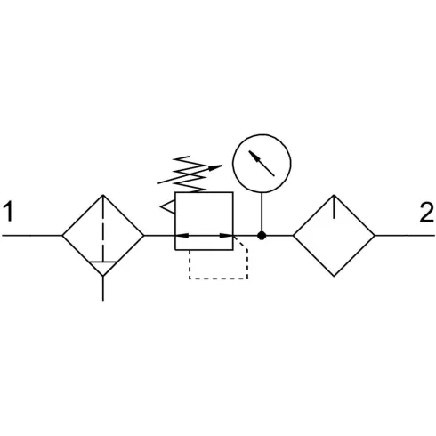Блок подготовки воздуха Naval Pneumatics FRC-1/2-D-5M-MIDI