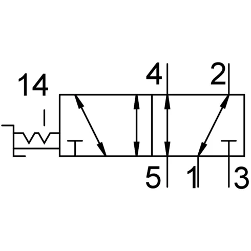 Переключаемый клапан Festo VHEF-ES-B52-G14