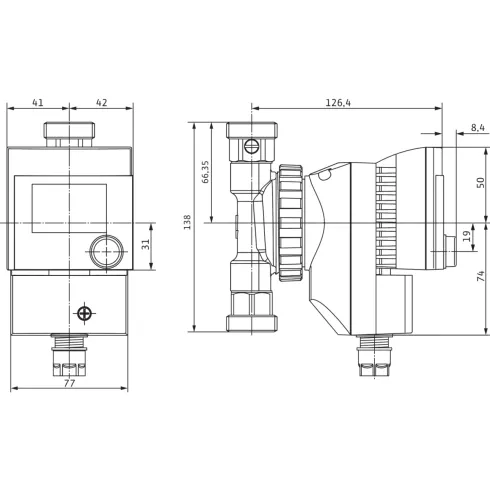 Циркуляционный насос Wilo Star-Z 15 TT 4110919
