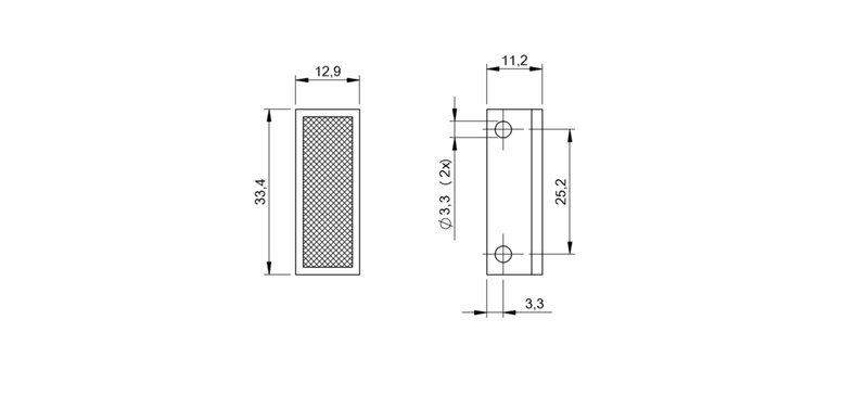 Рефлектор Balluff BAM RF-XO-027-S004/25-PM-AS