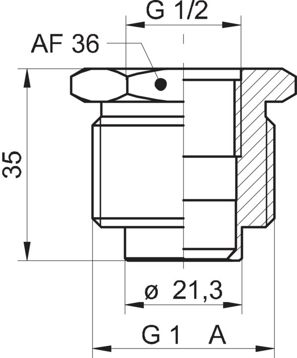 Монтажный переходник Baumer ZPH1-32CD
