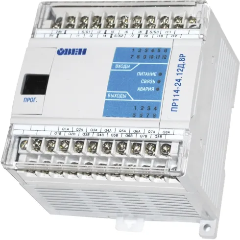 Программируемое реле ОВЕН ПР114-224.8Д4А.РРРРРРРИ-Ч