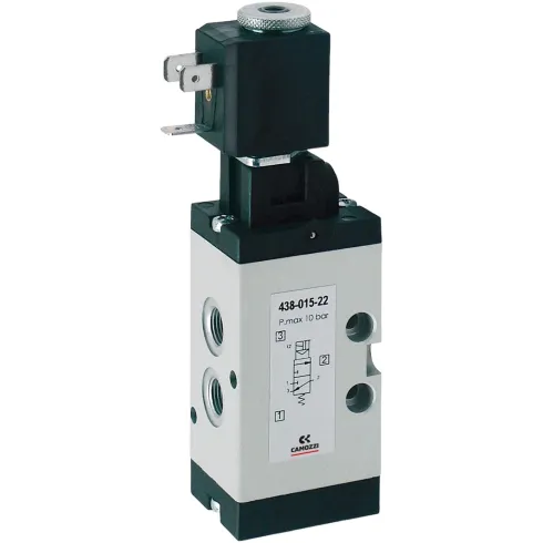 Распределитель с электромагнитным управлением Camozzi 438-016-22