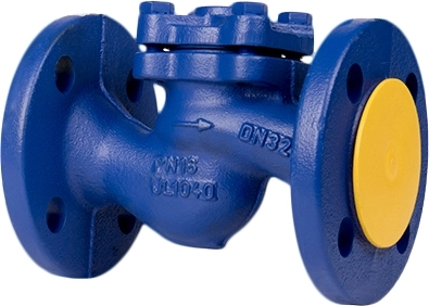 Клапан обратный подъемный чугунный фланцевый ZETKAMA 287A-050-C-31 Ру16 Ду50 (PN16 DN50 )