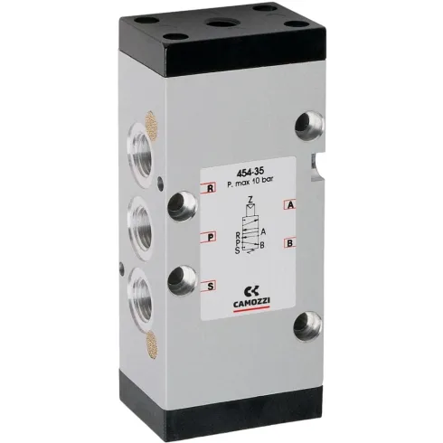 Распределитель с пневматическим управлением Camozzi 454-34