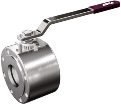 Кран шаровый межфланцевый из углеродистой стали ADCA MWS-1 Ру16 Ду125 (PN16 DN125)