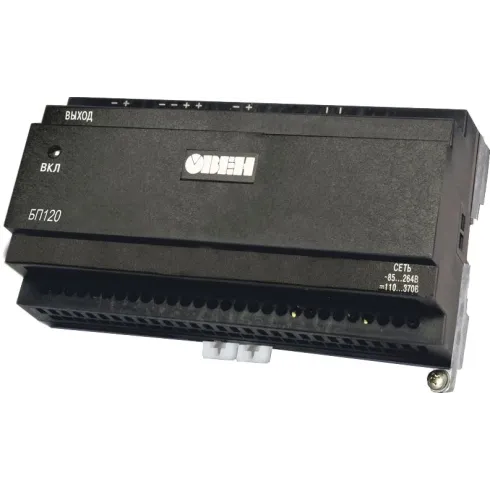 Блок питания для тяжелых условий эксплуатации ОВЕН БП120Б-Д9-24С