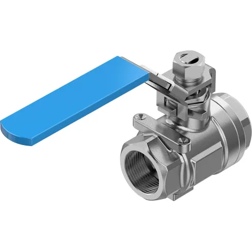 Шаровой кран Festo VZBE-1-T-63-D-2-M-V15V15 Ру63 Ду25 (PN63 DN25)