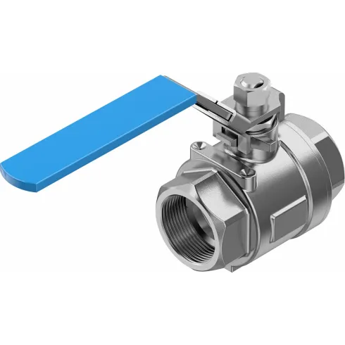 Шаровой кран Festo VZBE-11/2-T-63-D-2-M-V15V15 Ру63 Ду40 (PN63 DN40)