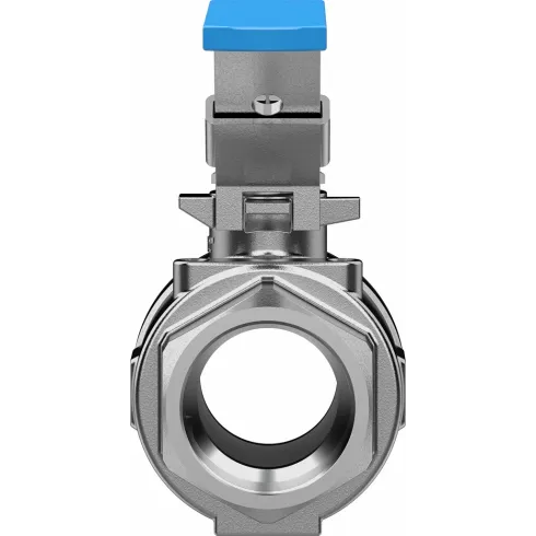 Шаровой кран Festo VZBE-11/2-T-63-D-2-M-V15V15 Ру63 Ду40 (PN63 DN40)