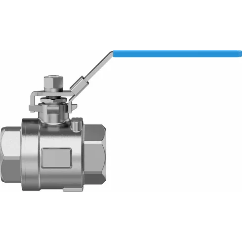 Шаровой кран Festo VZBE-11/2-T-63-D-2-M-V15V15 Ру63 Ду40 (PN63 DN40)