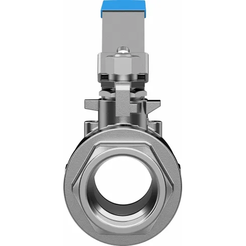 Шаровой кран Festo VZBE-11/2-T-63-D-2-M-V15V15 Ру63 Ду40 (PN63 DN40)