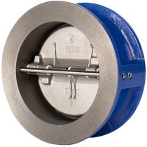 Клапан обратный двухстворчатый межфланцевый чугунный Genebre 2401-13 Ру16 Ду125 (PN16 DN125 )