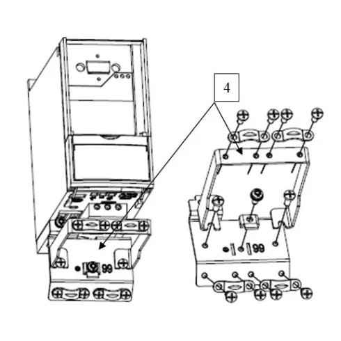 Панель кабельная для ПЧВ2, корпуса 04 и 05 ОВЕН ПК2-4-5