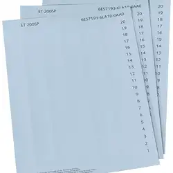 Маркировочные полоски Siemens 6ES7193-6LA10-0AA0