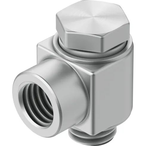 Штуцер угловой с наружной и внутренней резьбой Festo LJK-3/8
