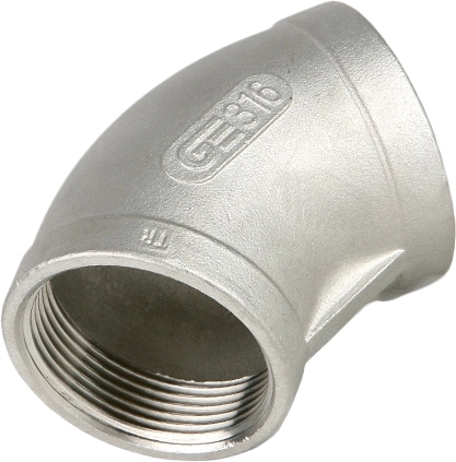 Отвод резьбовой 45° Genebre 0120 05 Ру20 Ду20 (PN20 DN20)