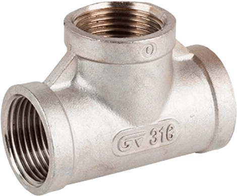 Тройник резьбовой Genebre 0130 10 Ру20 Ду65 (PN20 DN65)