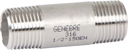 Ниппель (бочонок) Genebre 0150 02 040 Ру20 Ду8 (PN20 DN8)