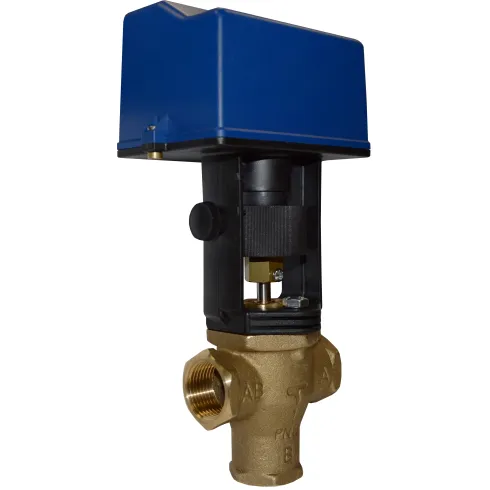 Клапан регулирующий с электроприводом АСТА-Р13С-050-25Л-СТ-16-06-160-Р/ЭПА-0,25кН-24В Ру16 Ду2 ()