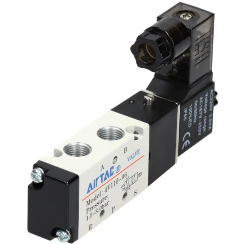 Распределитель с электромагнитным управлением AirTAC 4V110-06C