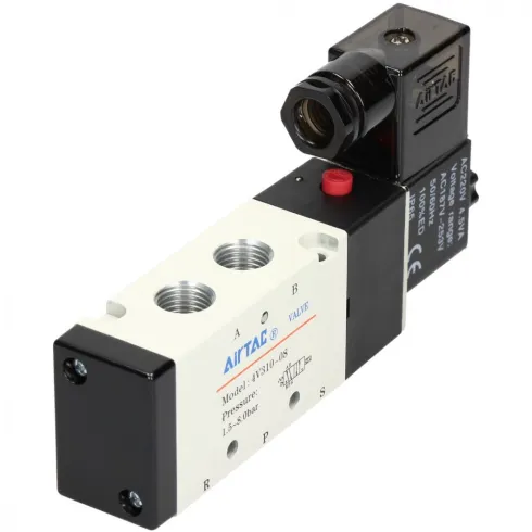 Распределитель с электромагнитным управлением AirTAC 4V310-10E