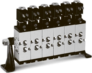 Коллектор с раздельными выхлопами Camozzi CNV-318-6