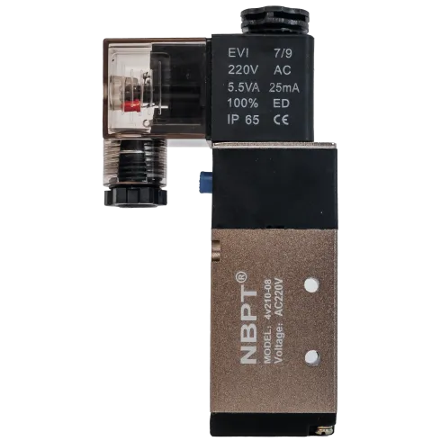 Распределитель с электропневматическим управлением NBPT 4V210-08-AC380V-1