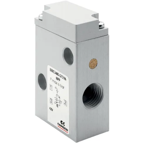 Распределитель с пневматическим управлением Camozzi 820C3405-G731N-NPP-OX1
