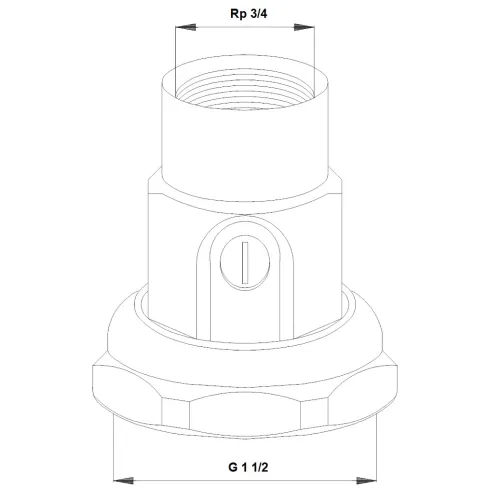 Отсечной клапан с накидными гайками Grundfos 519805