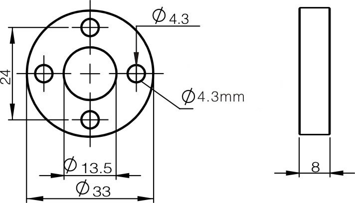 Кольцевой магнит AMT Linear Position Sensor OD33