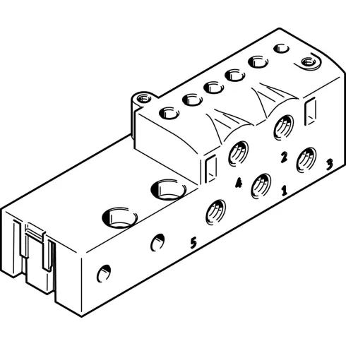 Монтажная плита Festo MHA2-AS-5-M5