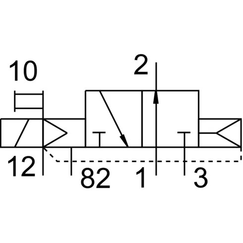 Распределитель с электромагнитным управлением Festo CPVSC1-M1H-N-P-Q4O