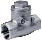 Клапан обратный резьбовой из нержавеющей стали Genebre 2430-04 Ру16 Ду15 (PN16 DN15 )