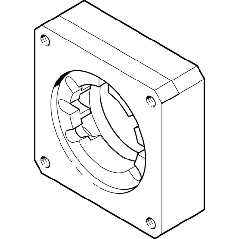 Фланец электродвигателя Festo EAMF-A-44A/B-60G