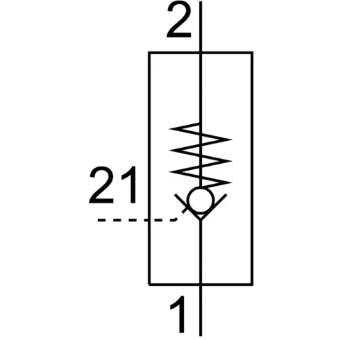 Управляемый обратный клапан Festo HGL-1/2-QS-12