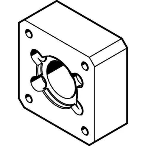 Фланец электродвигателя Festo EAMF-A-30A-42A