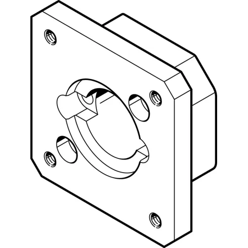 Фланец электродвигателя Festo EAMF-A-28A-42A
