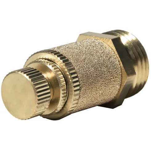 Глушитель латунный с дросселем Naval Pneumatics VFFK-CU-G1/2