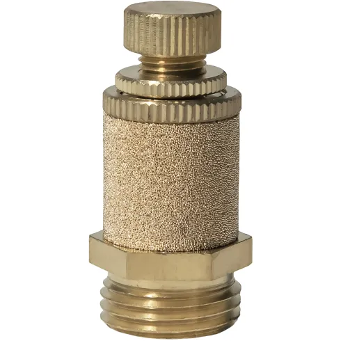 Глушитель латунный с дросселем Naval Pneumatics VFFK-CU-G1/2