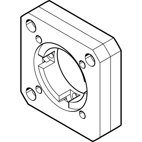 Фланец электродвигателя Festo EAMF-A-64A/C-80G