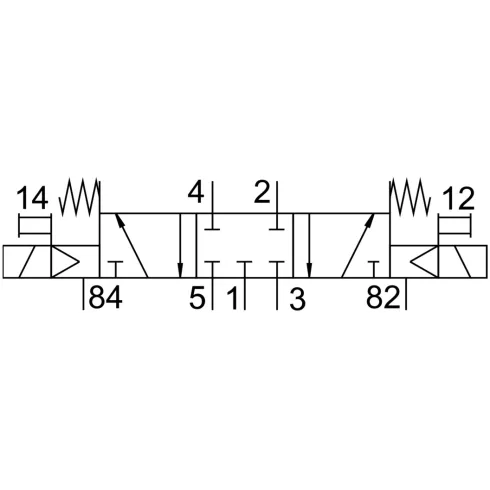 Распределитель с электромагнитным управлением Festo CPE10-M1BH-5/3G-QS6-B