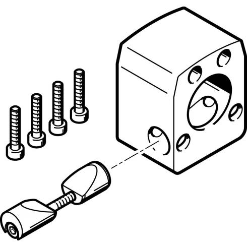 Корпус муфты Festo EAMK-A-E20-32B